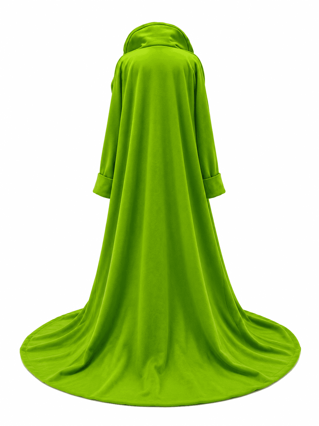 Lime Coat and Mini Skirt Set