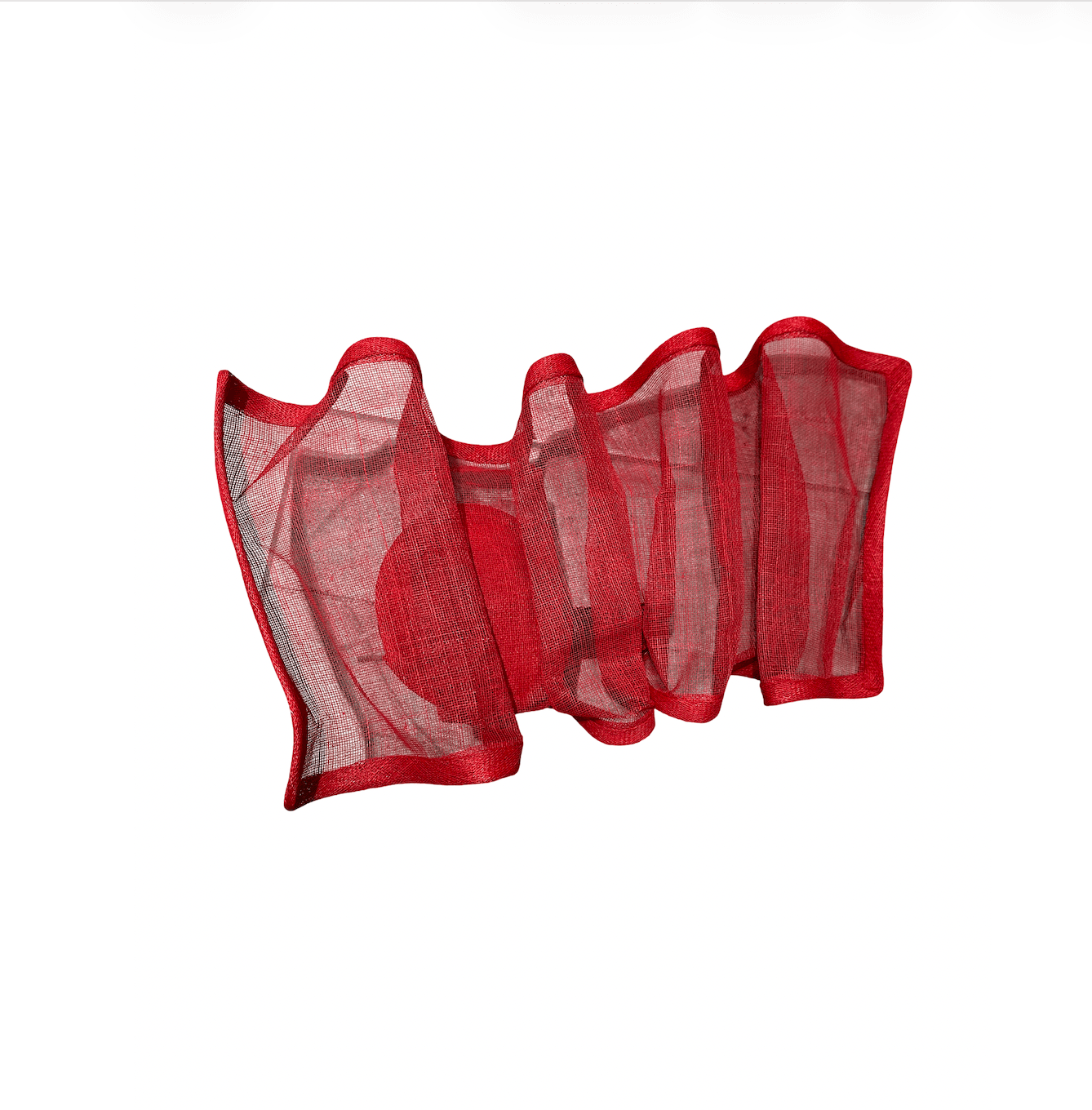 Sculptural Red Mesh