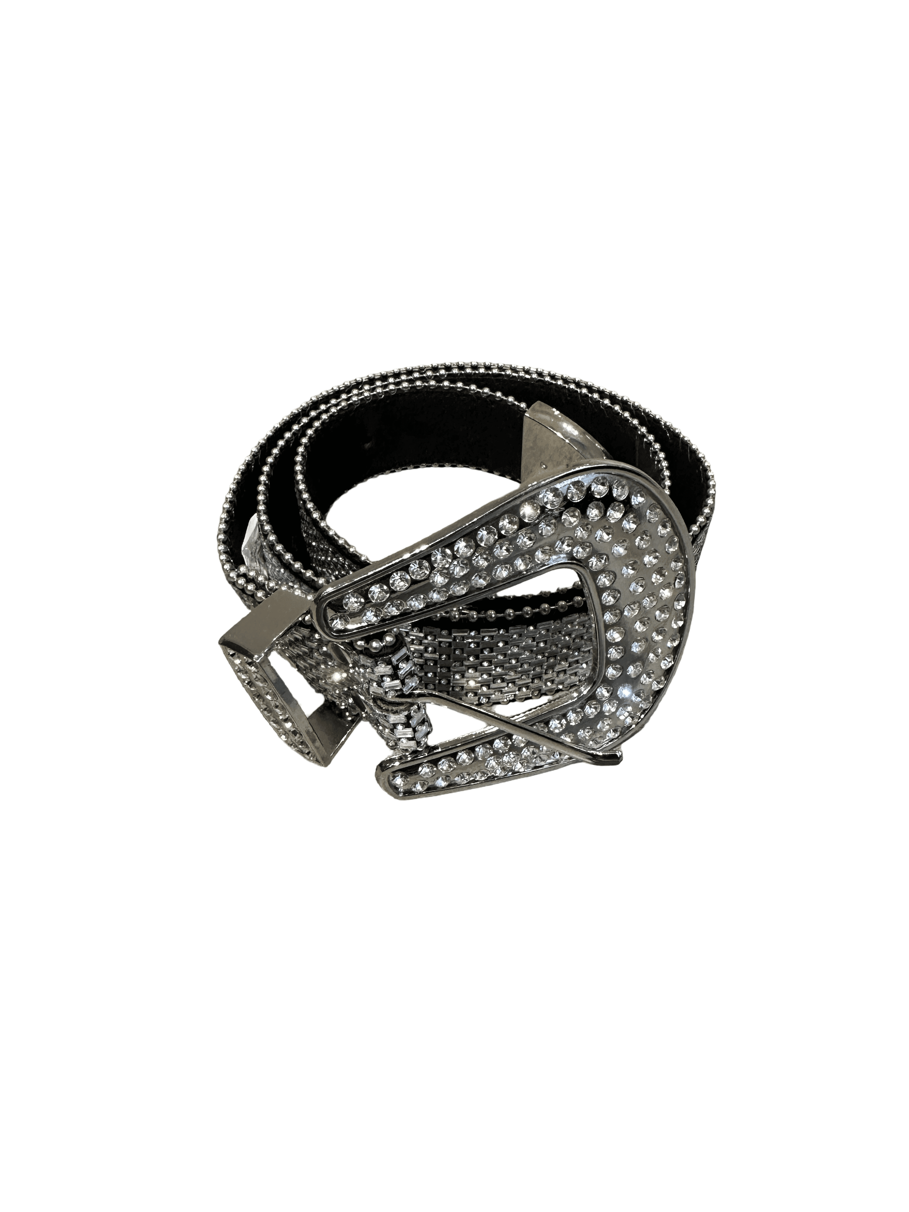 Crystal Embellished Statement Belt 