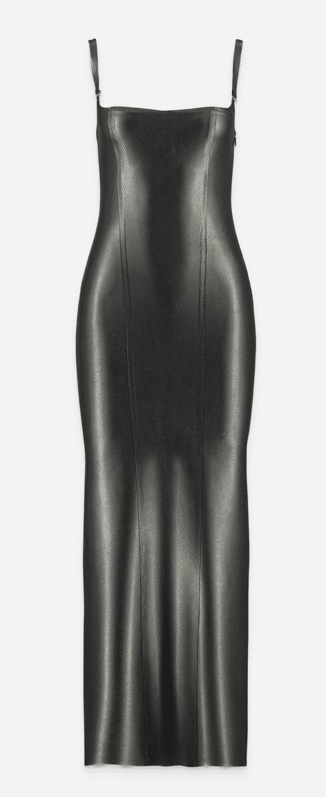Chrome Latex Gown