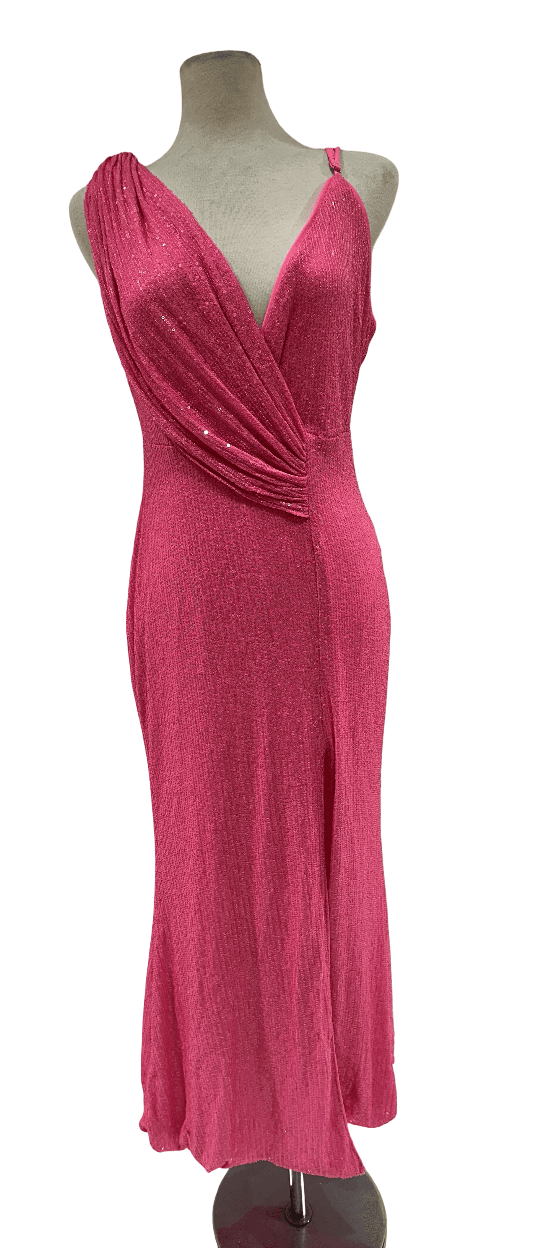 Pink sequin dress 