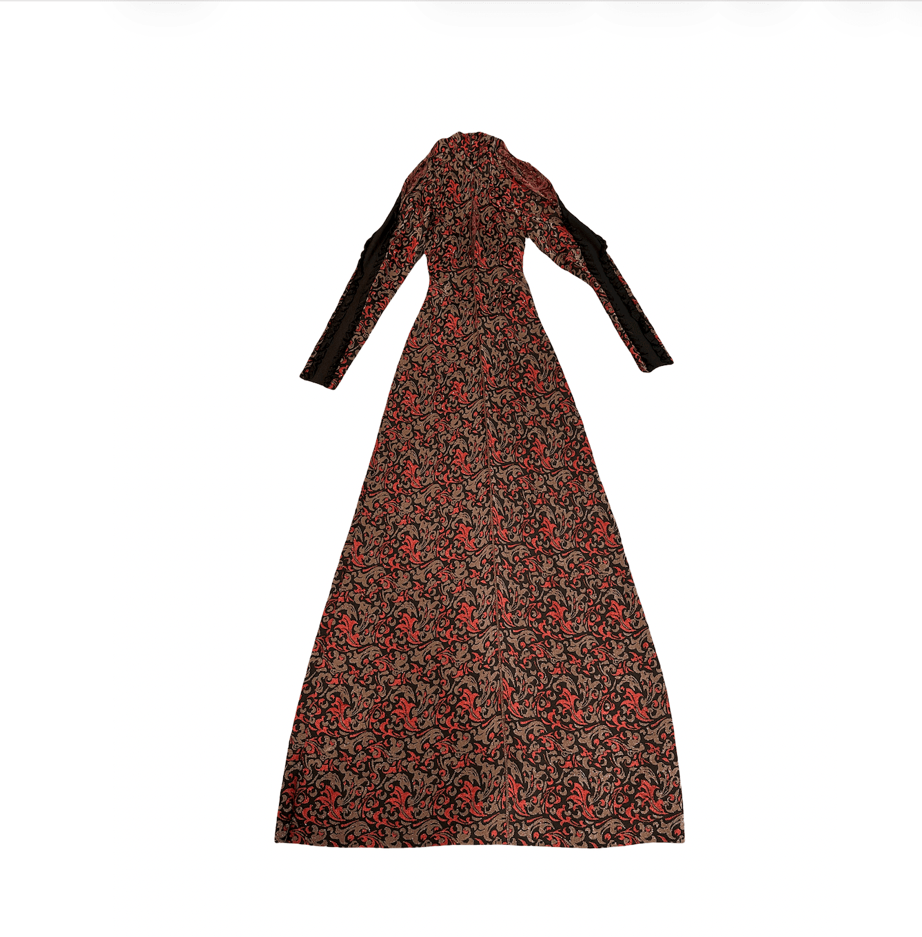 Baroque Cutout Back Gown