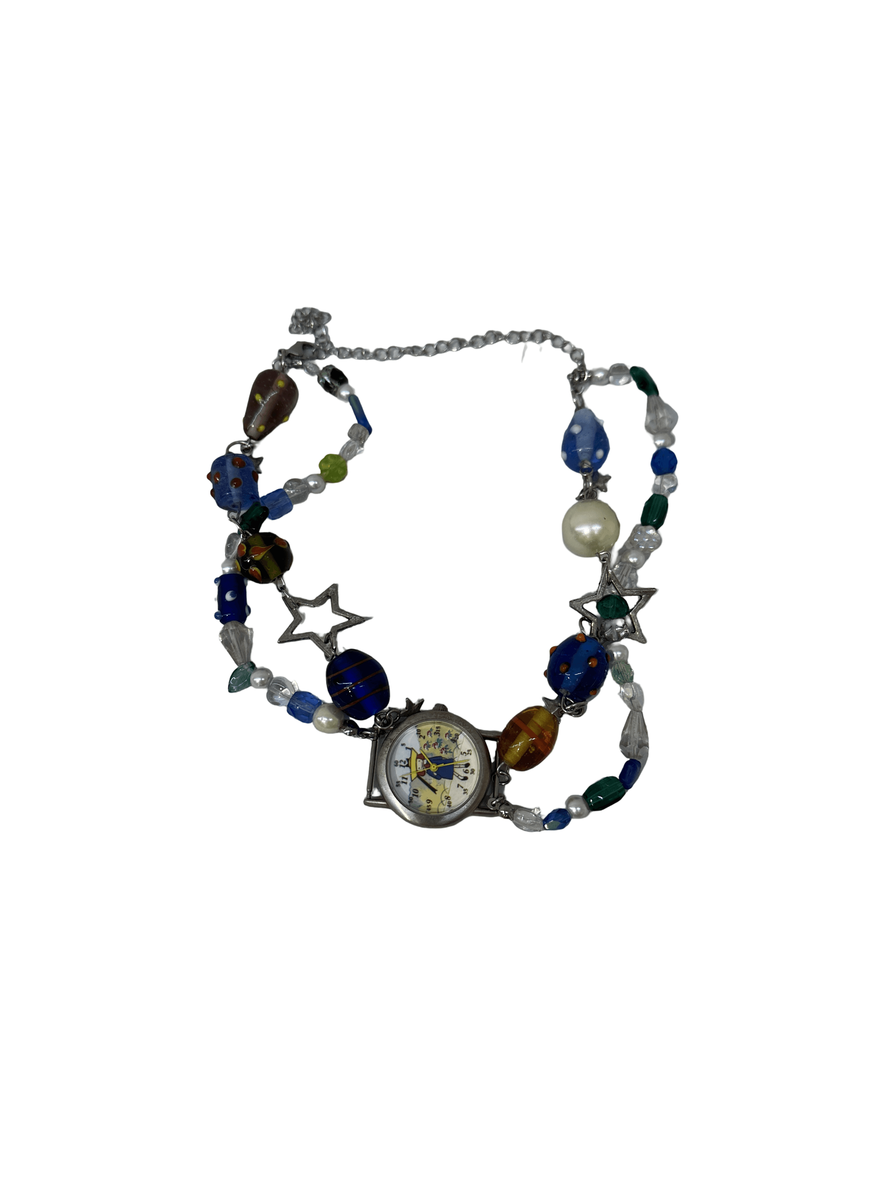 Celestial Beaded Charm Necklace