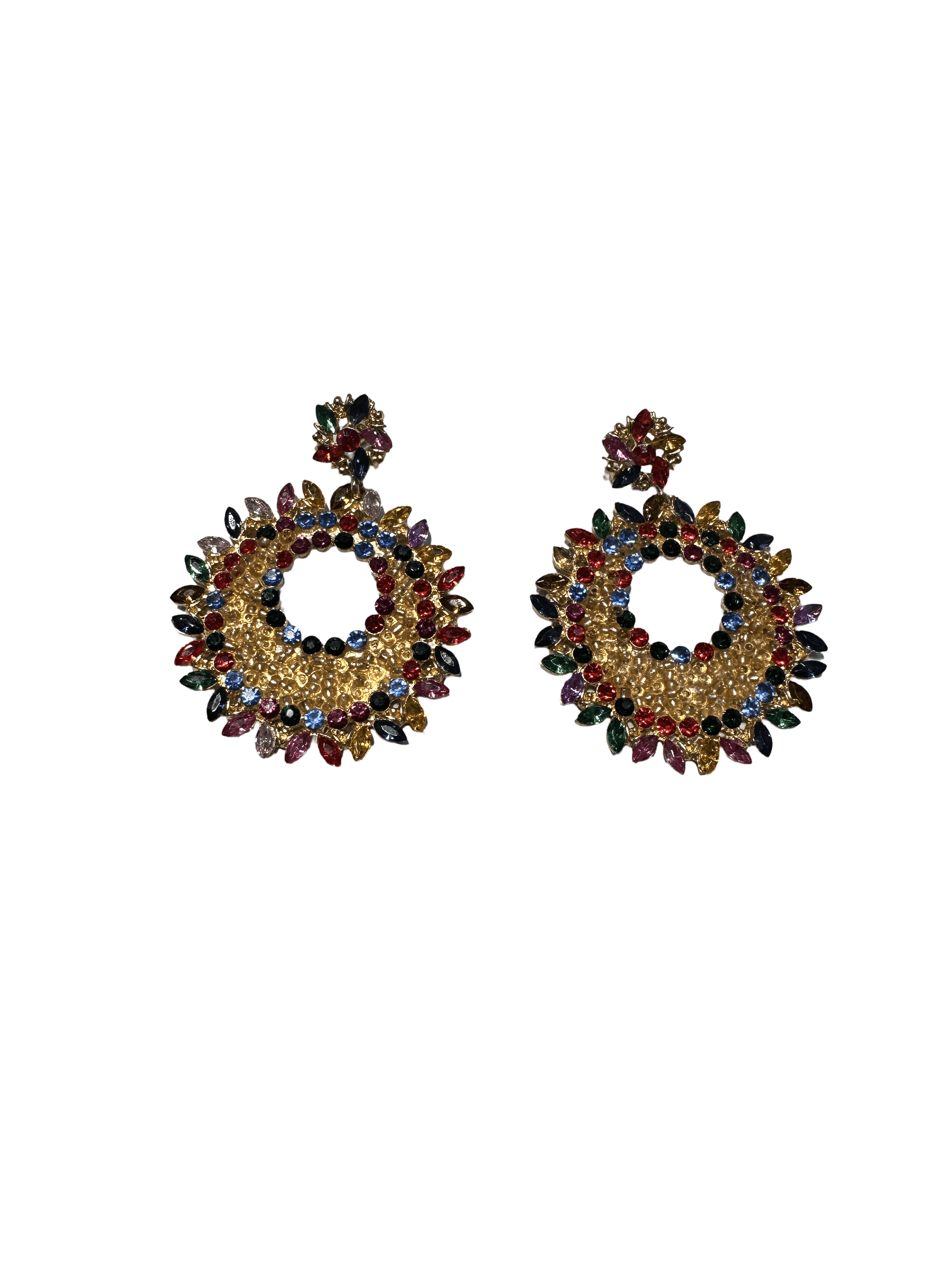 Carnival Crystal Drop Earrings