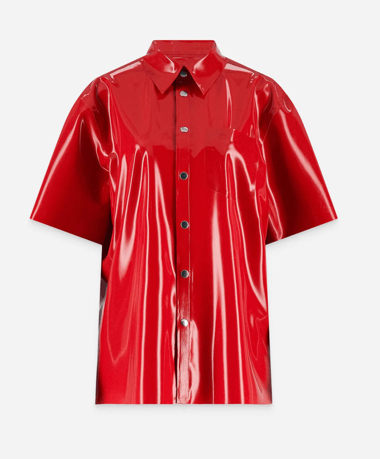 Red Latex Shirt