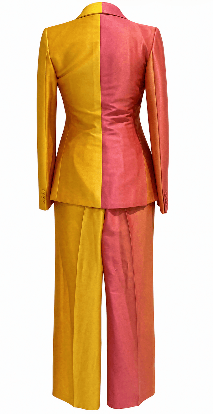 Pink and Yellow Suit Set 