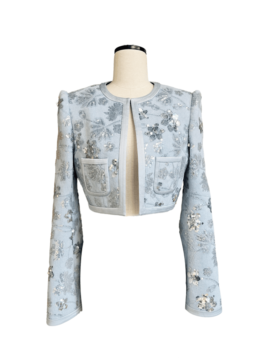 ICE BLOOM CROPPED JACKET 