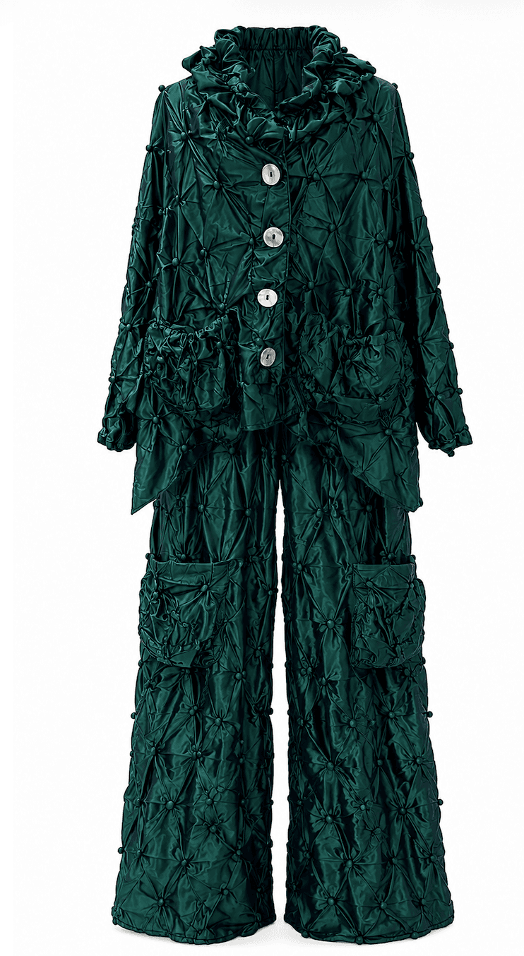 Emerald Ruffle Set
