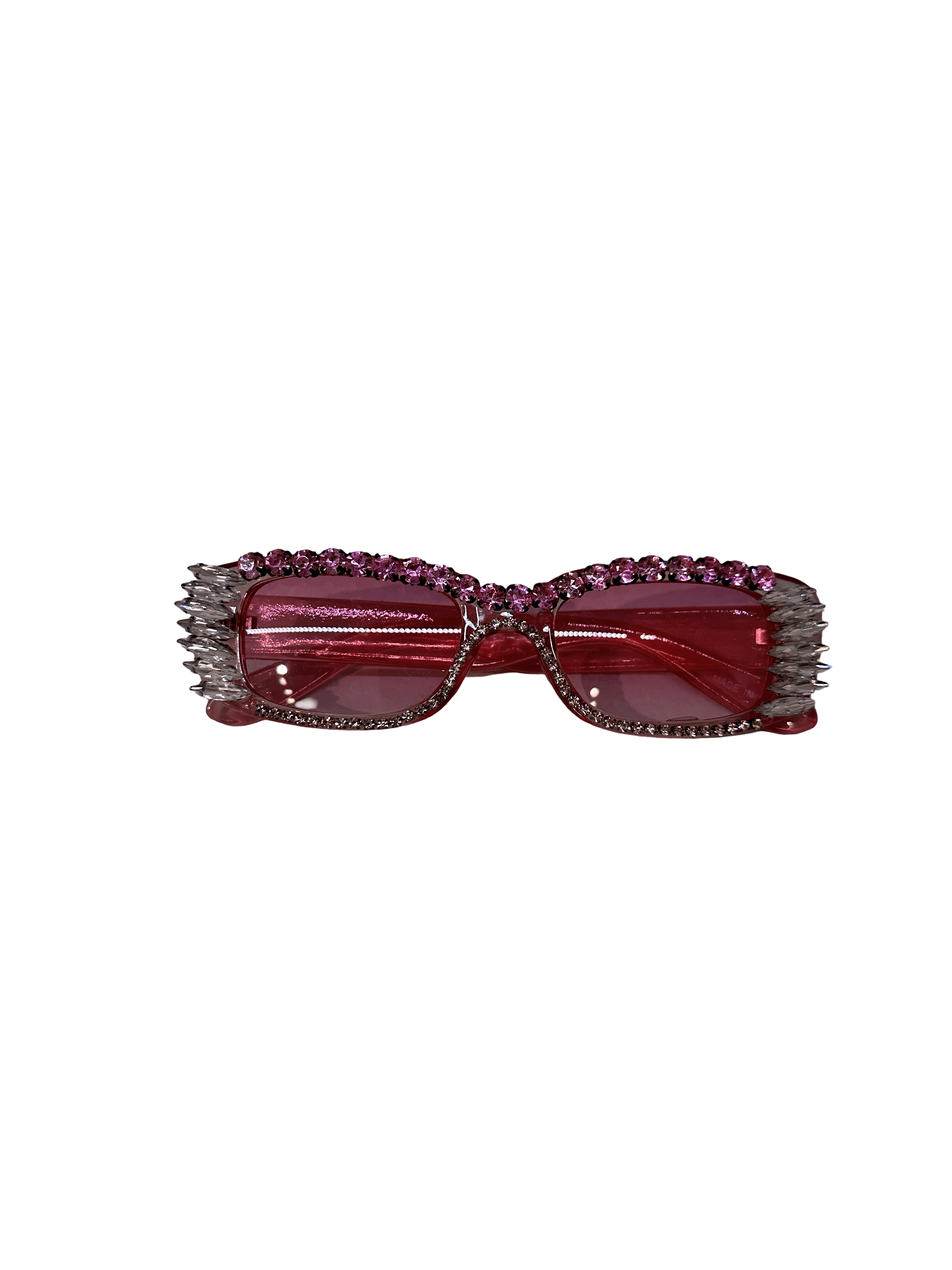 Pink Crystal Sunglasses