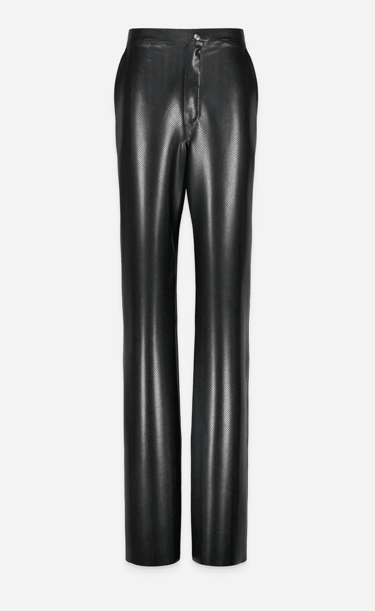 Black Latex Pants