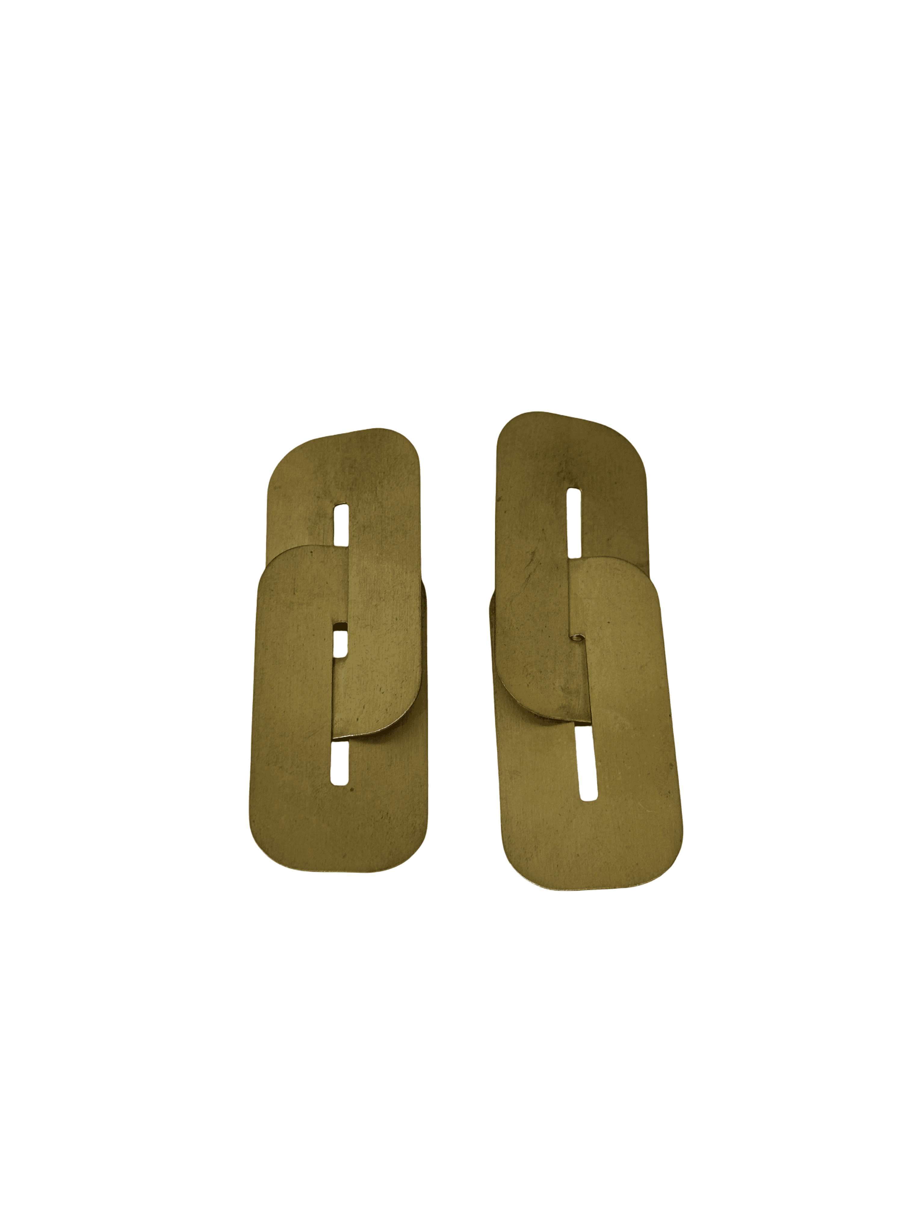 Linked Gold Statement Earrings