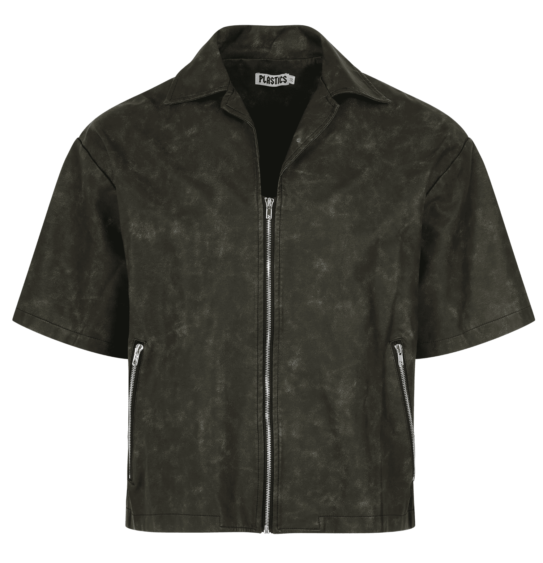 Leather Vintage Bowling Shirt