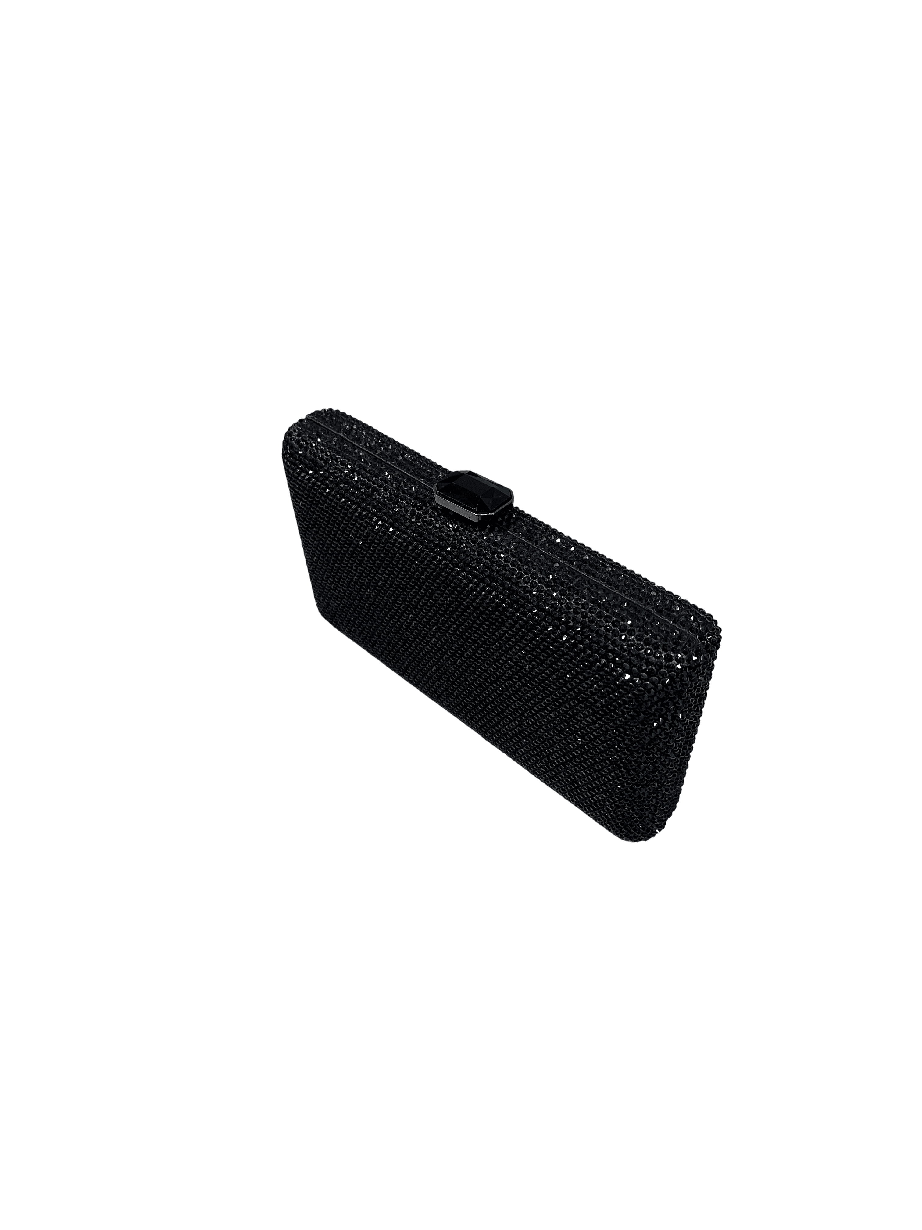 Black Crystal Evening Clutch