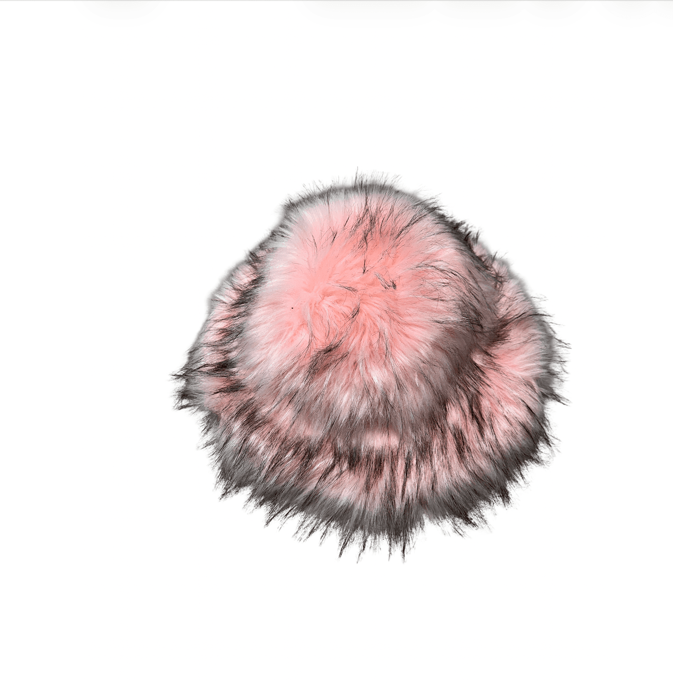 Pink Faux Fur Hat