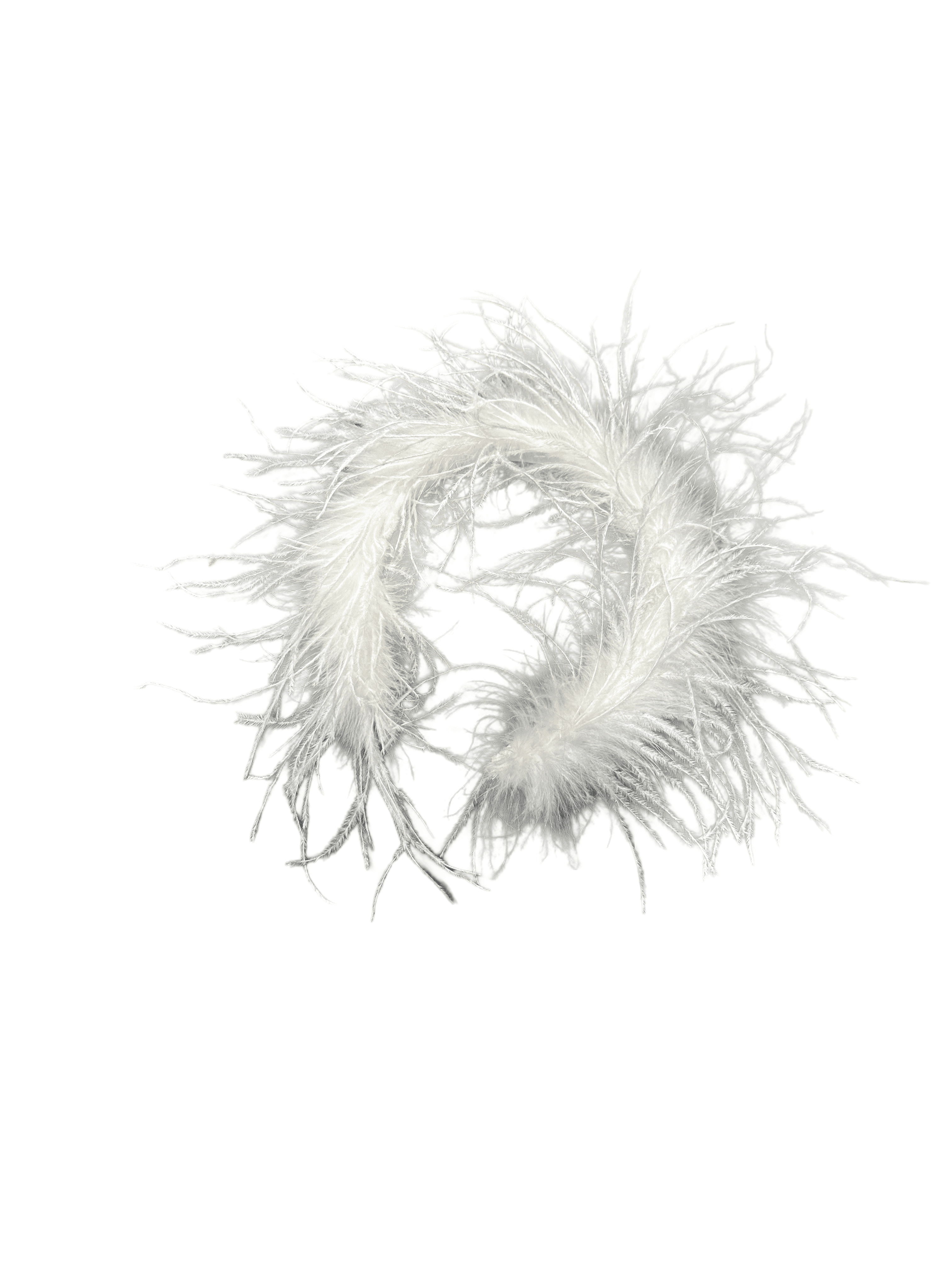 White Feather Halo Headband