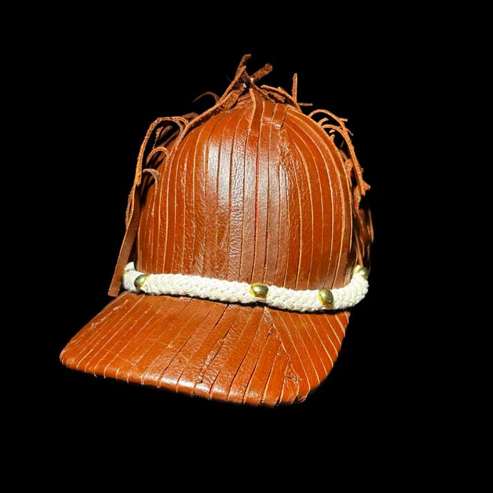 Unbound Safari Leather Cap 