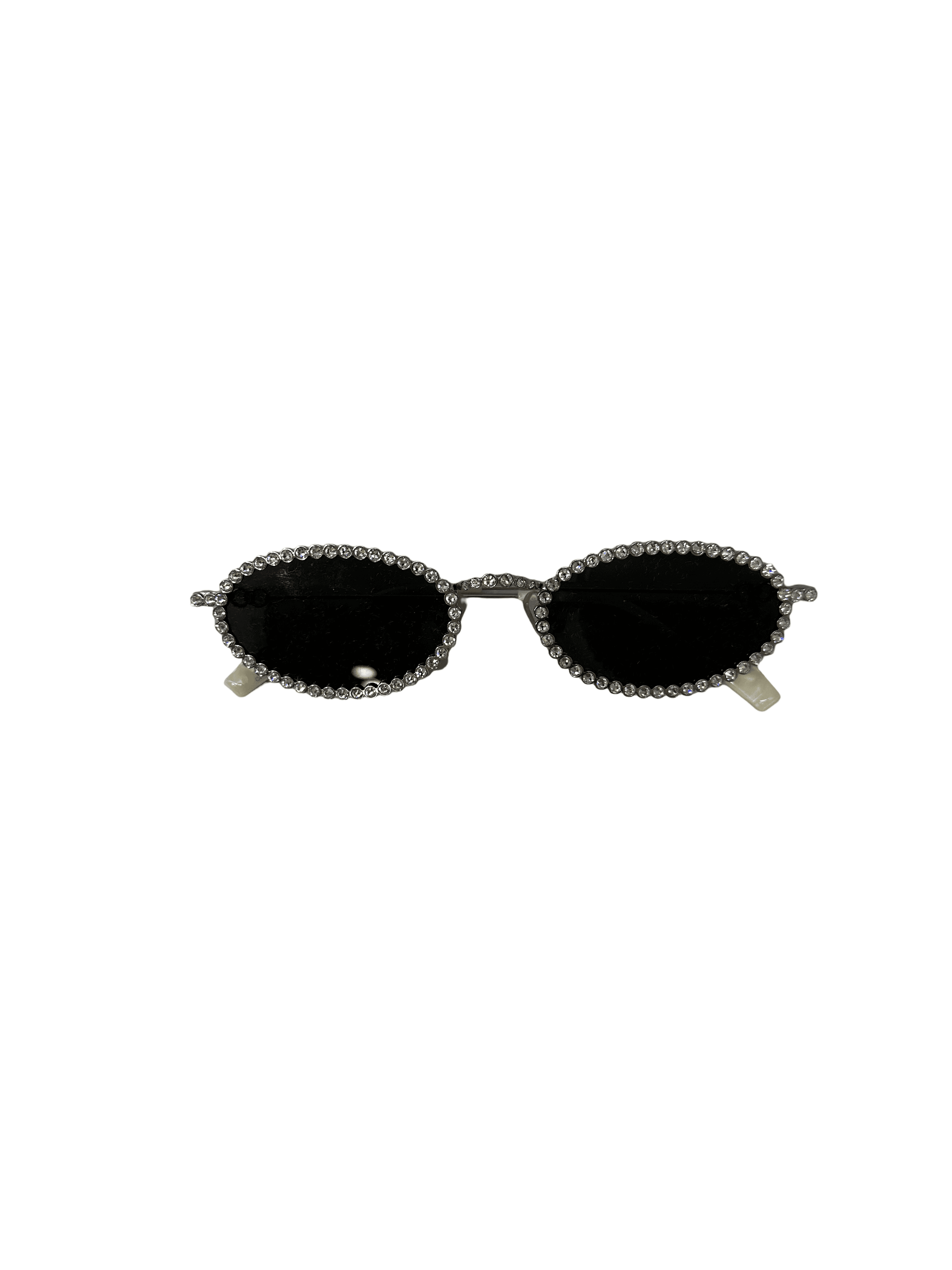 Crystal Oval Sunglasses