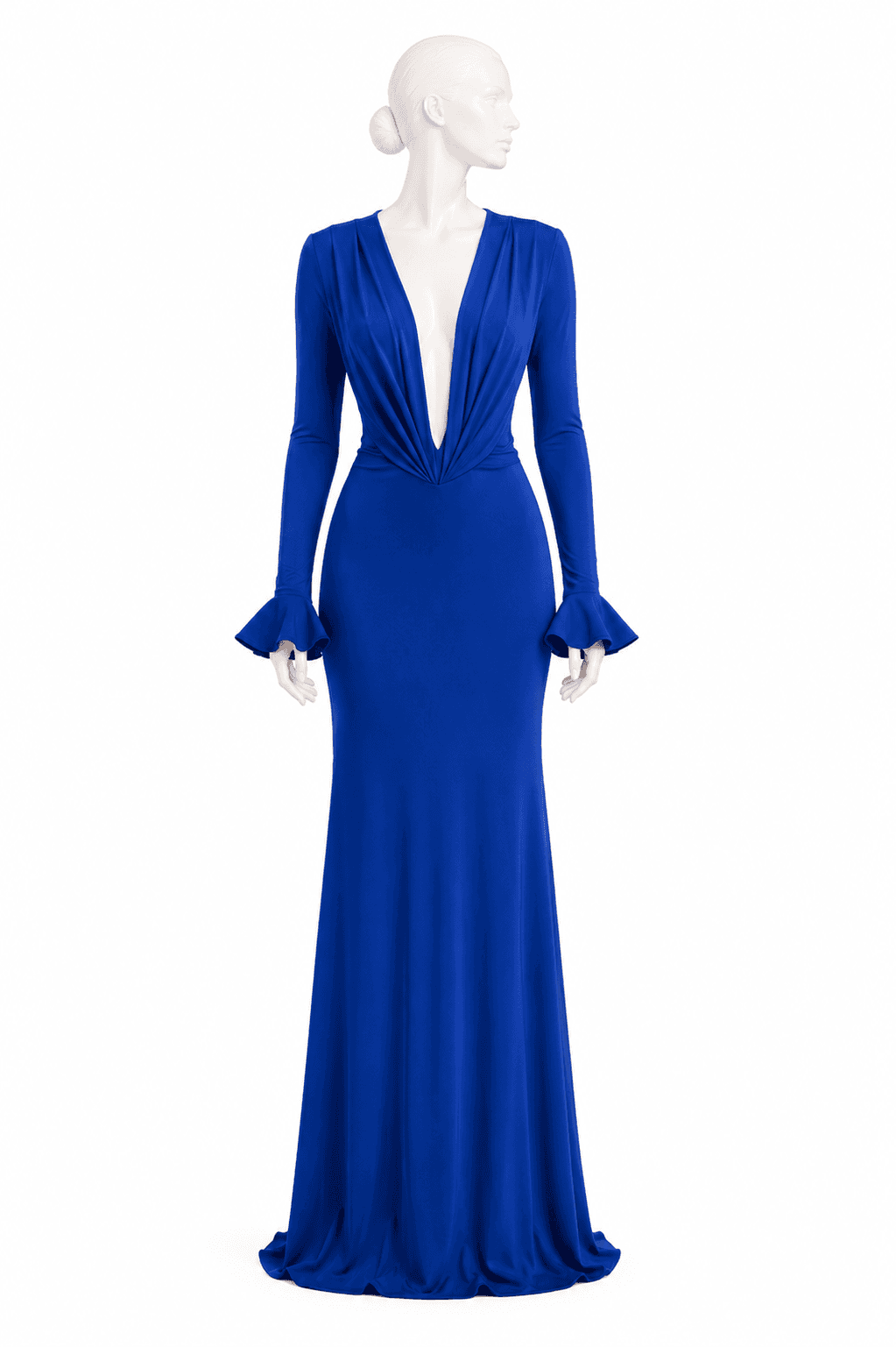Goyal Blue long sleeve gown 