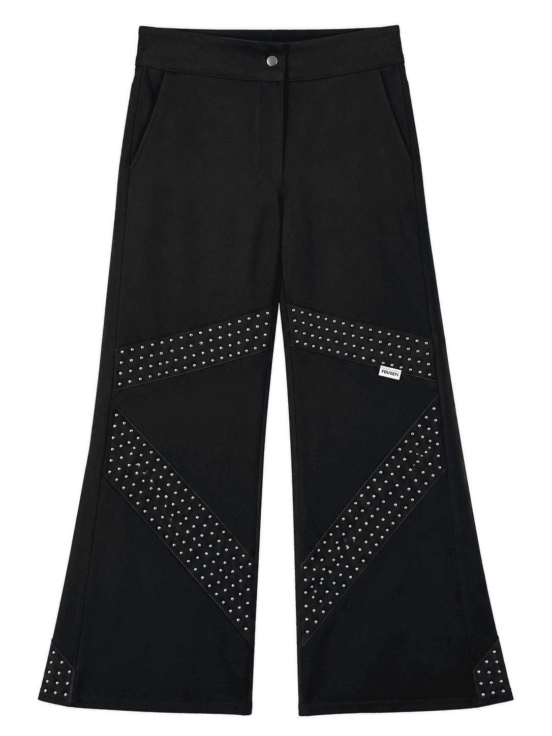 Crystal Panel Wide-Leg Pant