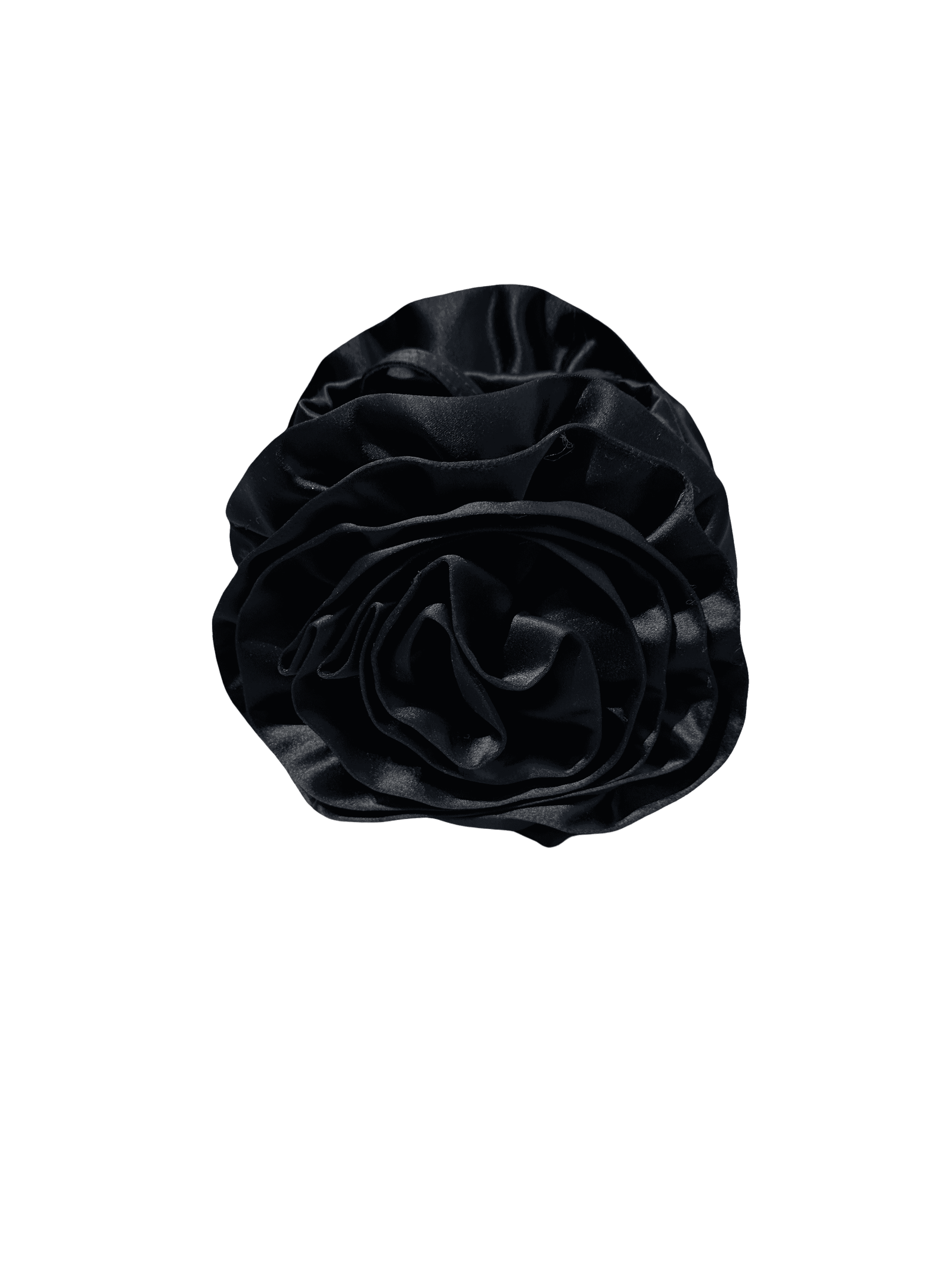Black Rosette Mini Bag