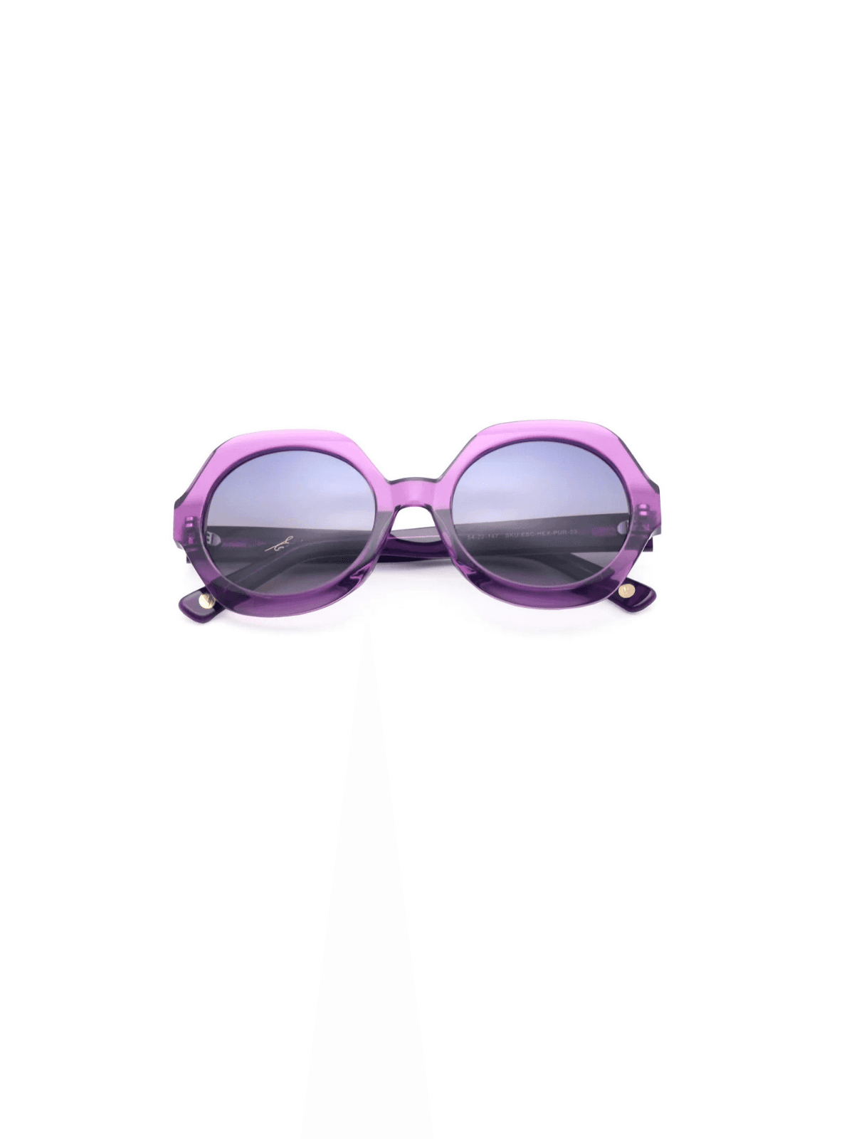 Purple Angles Hexagon 
