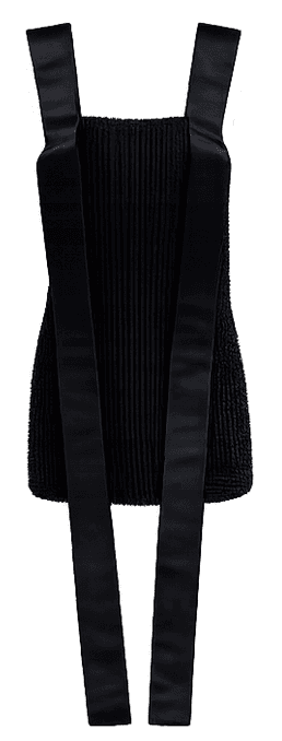 Black Pleated Top