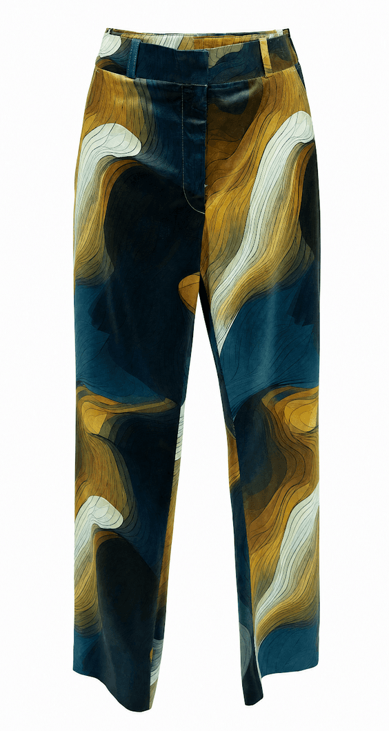 Multicolor trousers. 