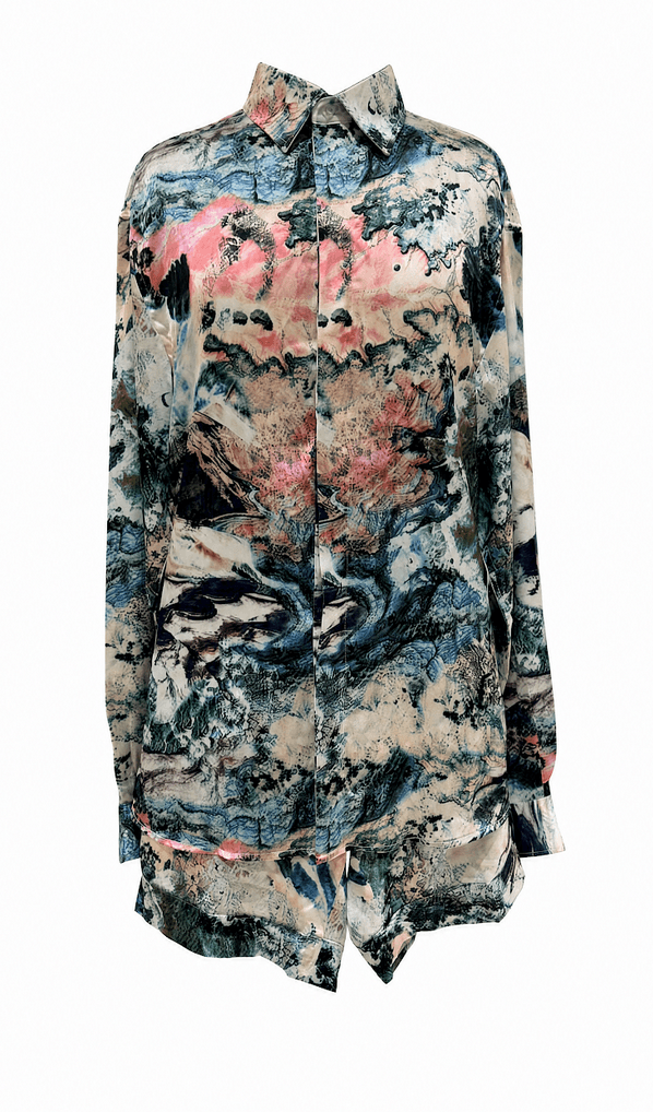 Silk short set 