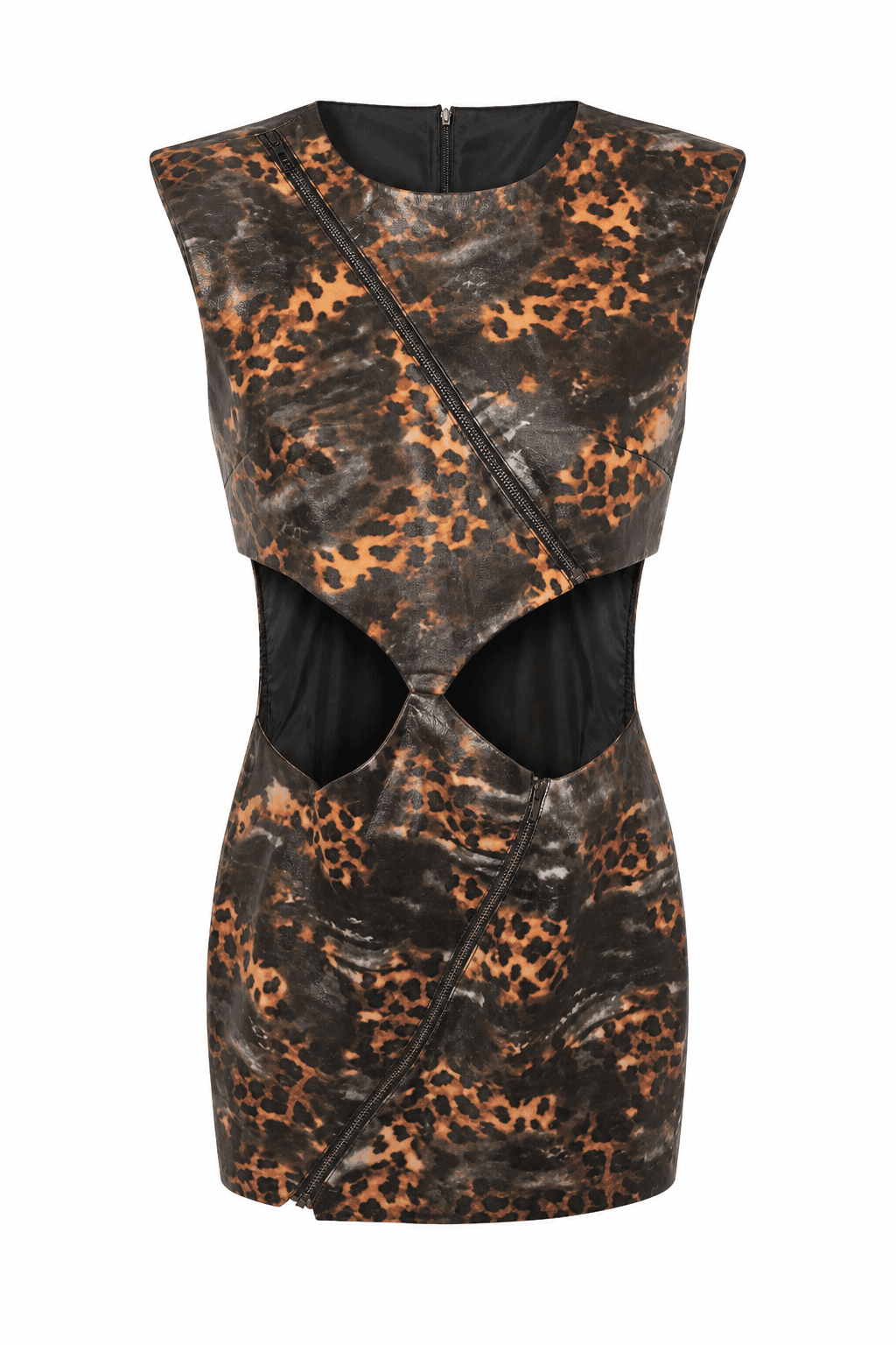  Hot Cheetah Leather Dress Hot Cheetah Leather Dress