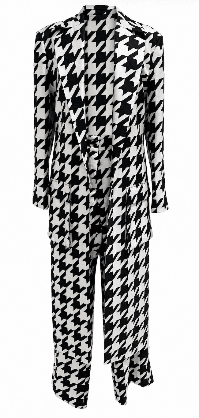 Black and White Suit Set 