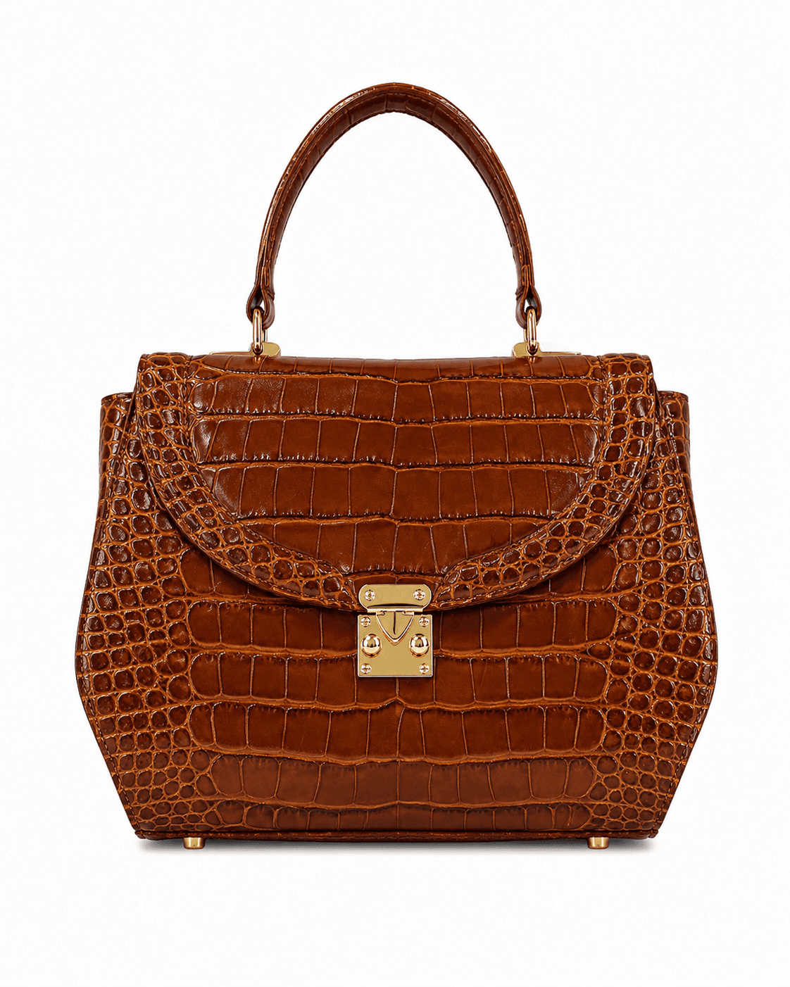 Croc Luxe Top Handle Bag