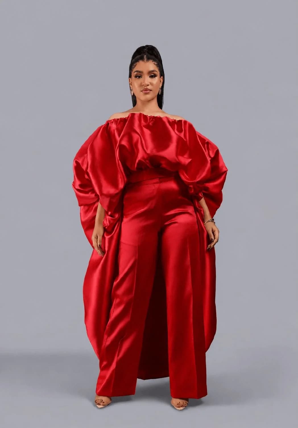 KESE RED PANT SET