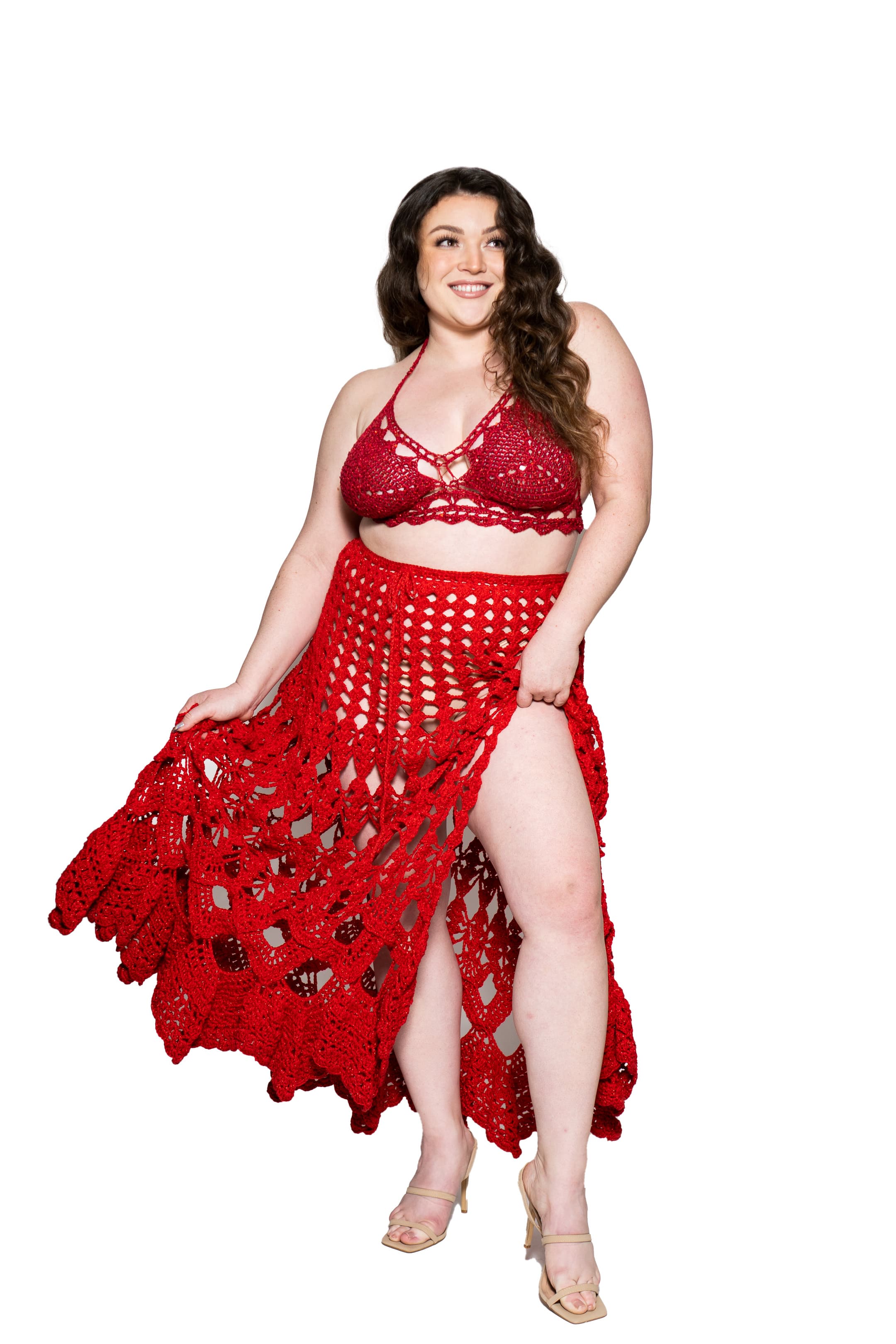 Red Crochet Set 