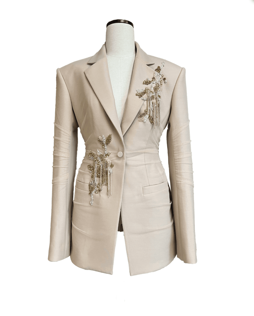 EMBELLISHED TAILORED BLAZER 