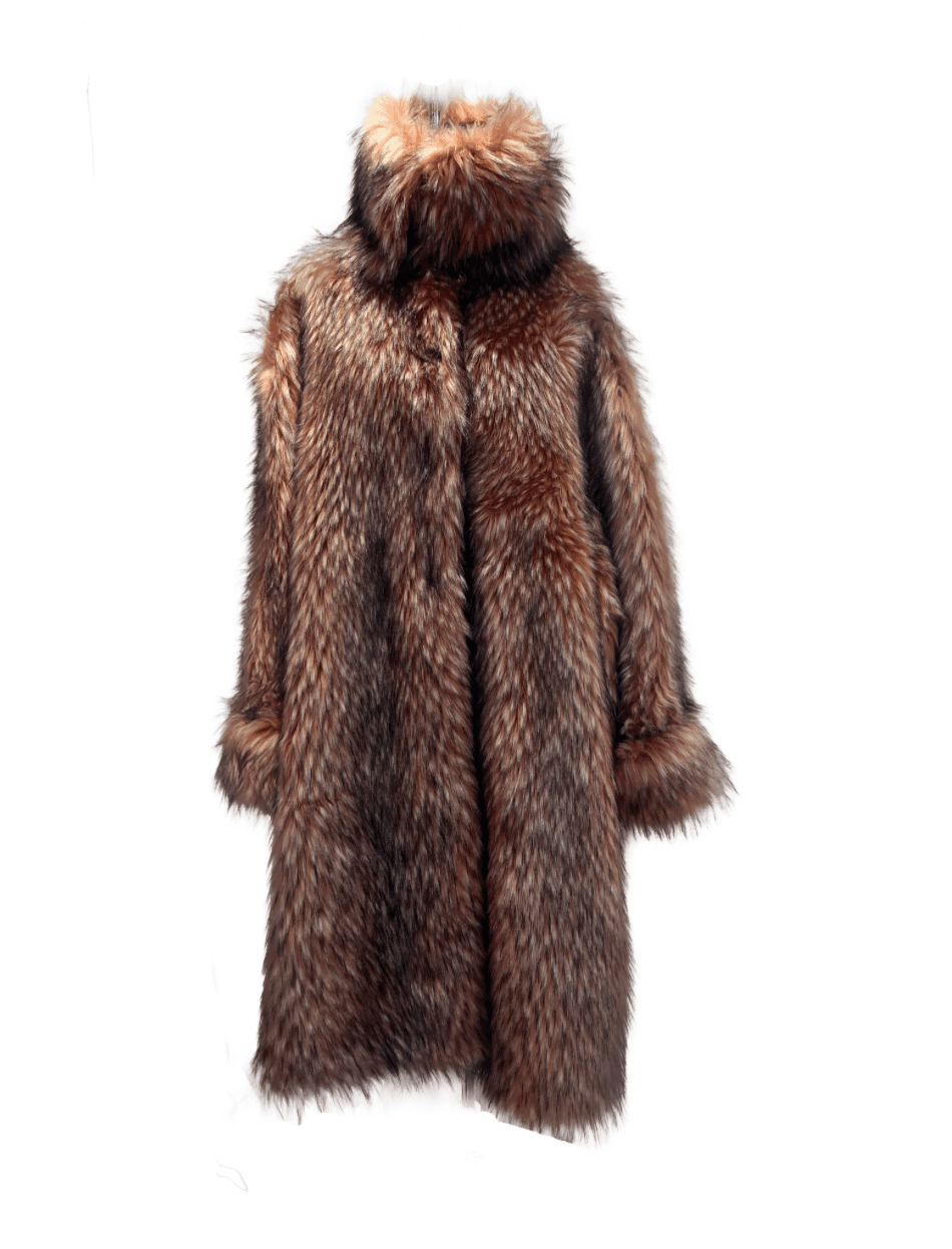 LUXE FAUX FUR COAT 