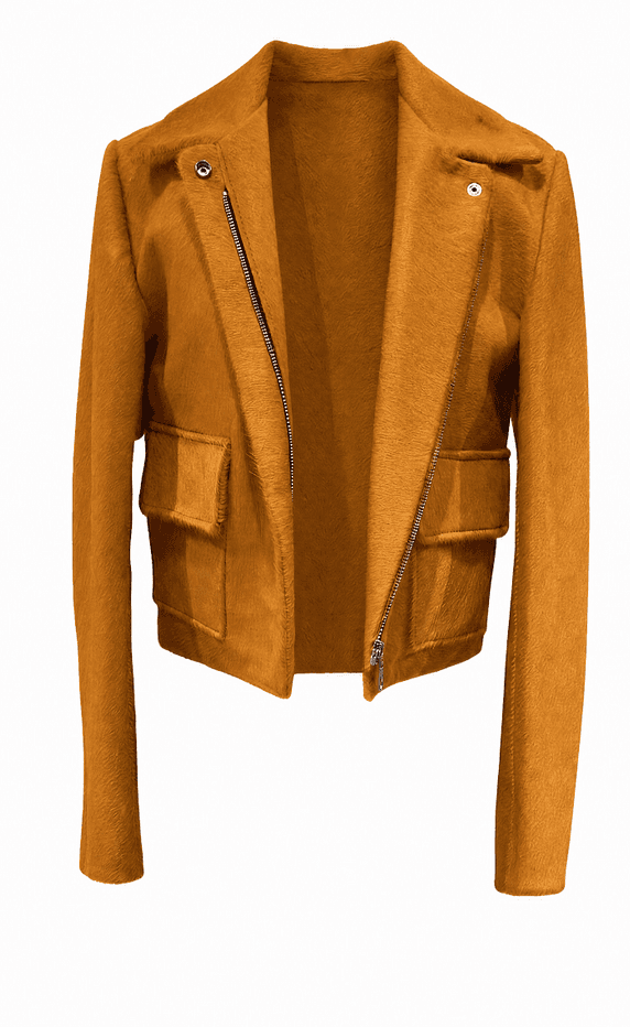 Orange Motorcycle jacket 