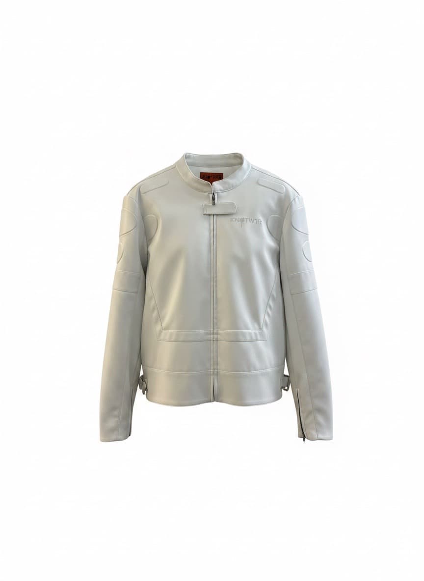 White Leather Jacket