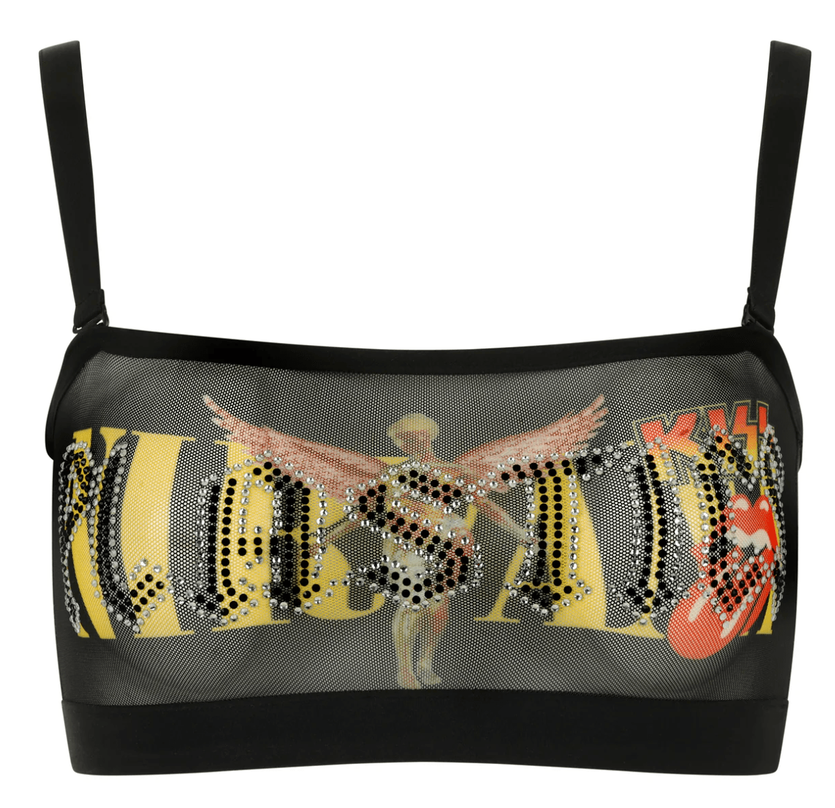 Plastics Rhinestone Bralette